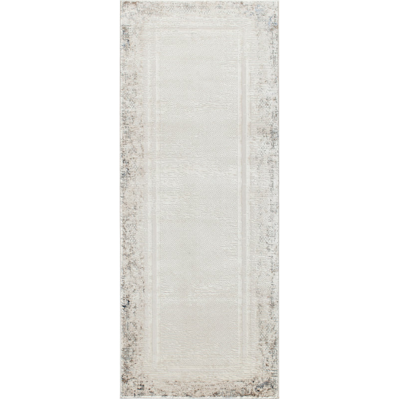 Derryhirk Cotton Abstract Indoor Rug, Runner 2'6" x 8'