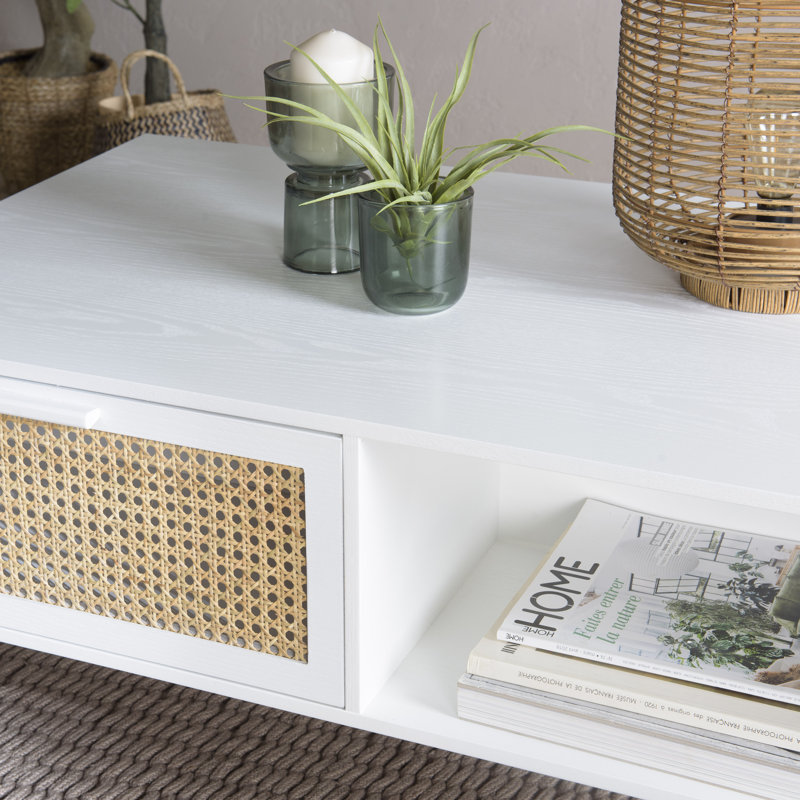 Four Leg Coffee Table with Storage