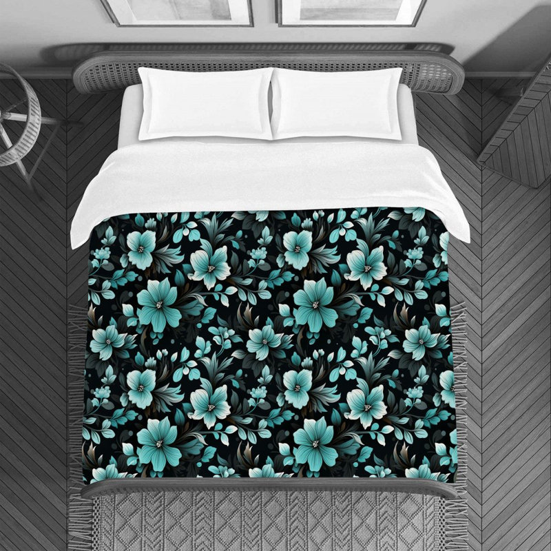 Floral Avondre Bedding, Queen Duvet Cover