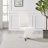 Everson High Gloss Extendable Dining Set with 6 Luxury Faux Leather Upholstered Dining Chairs-462389810