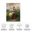 Décoration murale extérieure toutes saisons Johann Hofner «The Shepherdess 1866»-1168521633