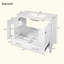 Meuble-lavabo de 36 po avec lavabo en céramique, portes à fermeture douce, tablettes de rangement doubles et tiroir divisé - Armoire de salle de bain moderne avec beaucoup de rangement-443146723