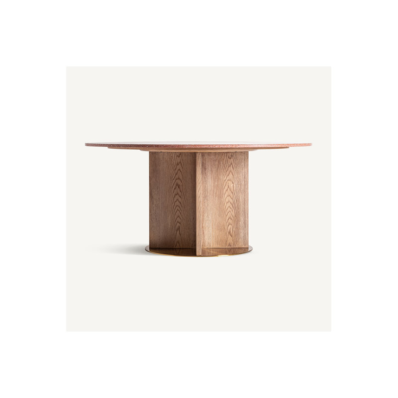 Alferce Round Stone Top Dining Table