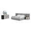 Ensemble de chambre à coucher 4 pièces Oteri - Modern Grey-277644932
