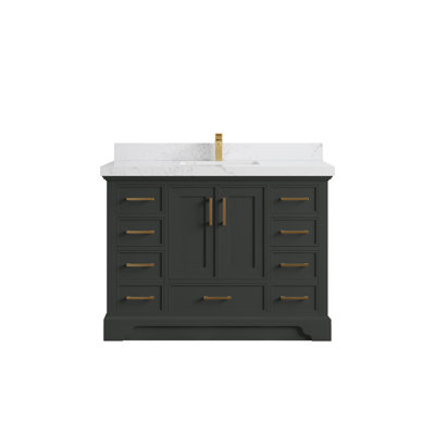 Charlotte 48'' Single Bathroom Vanity with Top