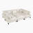  Loowit 120" Modern & Contemporary Corduroy 6-Piece Modular Sectional with Ottoman & 7 Matching Pillows-70237326