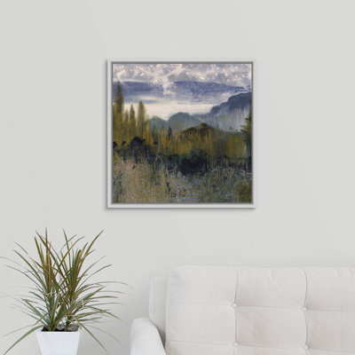 « distante peak », peinture sur toile