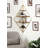 Pinel 4 Shelves Diamond Corner Shelf-1946805397