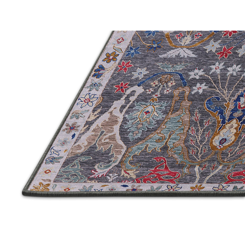 Oriental Indoor Rug, Rectangle 6' x 9'