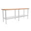 Wood Work Table with Undershelf-53641369