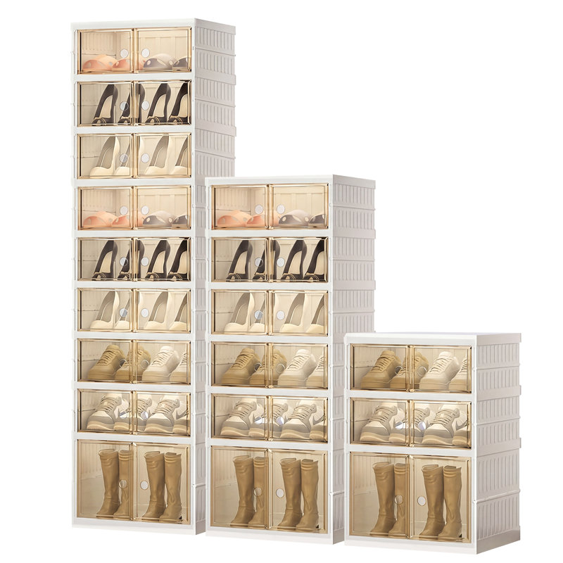Shoe Storage Cabinet, 9 Tiers 18 Pairs