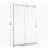 Vinesse 76 in. H Single Added Frameless Shower Door with Header and Clear Glass-15662727-15662729-88987011
