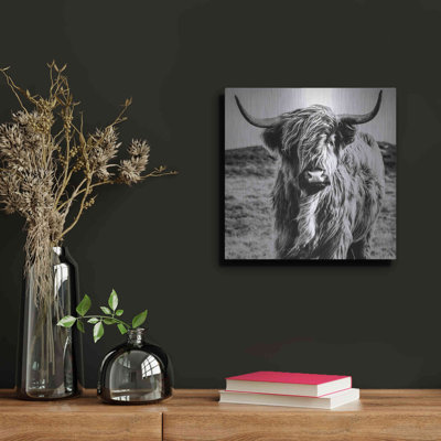 «Fluffy Cow» par Luxe Metal Portfolio sur métal