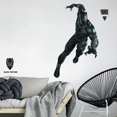Adhésif décoratif noir et colle