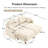 Cloud Sectional Couches,Premium Chenille Fabric Paired With Soft Throw Pillows ,Tufted Cushion Backrest Design  Highdensity Foam Ergonomic Design Easy Install Elegant Armrests,Fits Bedrooms,Beige-231294017-231294020