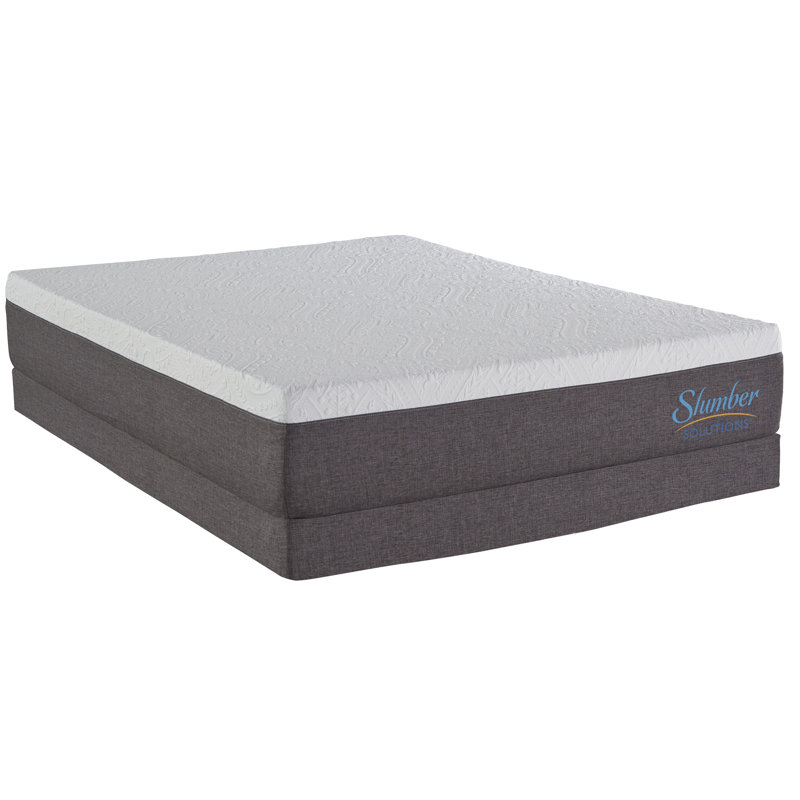 Ensemble de matelas en mousse à mémoire de forme Slumber Solutions Response, 12", Simple extra long
