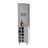 Corner Bar Single Door Cabinet Two Shelves, Ten Built-In Wine Rack, Two Interior Shelves-2105303096