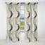 Glamour or et perle de marbre blanc Opulence I - Rideau occultant en marbre abstrait - 1 panneaux-107535308