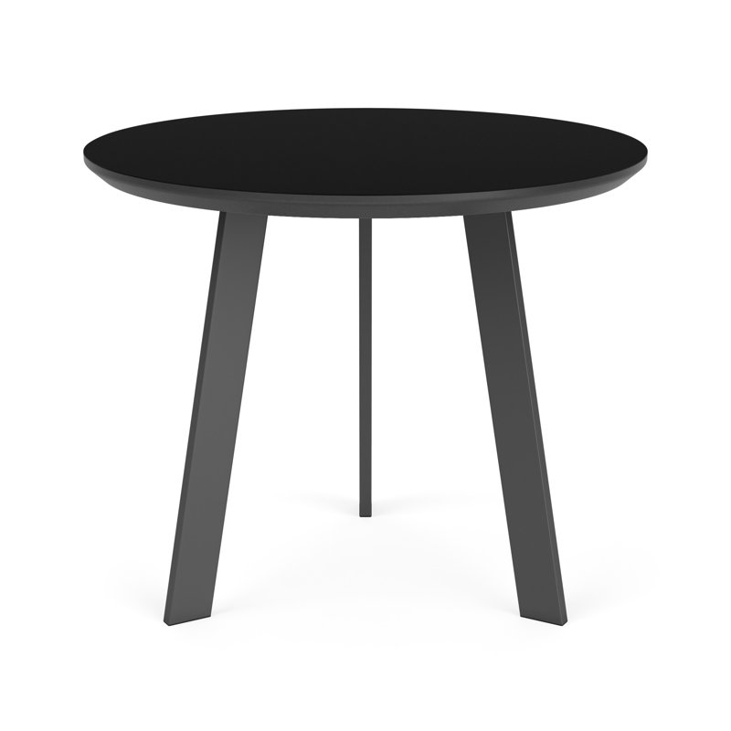 Table de bout Waterfall, Nuit noire, Gris anthracite