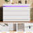 47" LED 6-Drawer Dresser with Charging Station – Modern Chest for Bedroom, Living Room, Entryway-1779364788