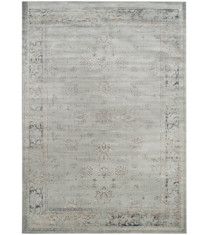 Tapis floral rétro Performance, Rectangle 8 pi x 10 pi