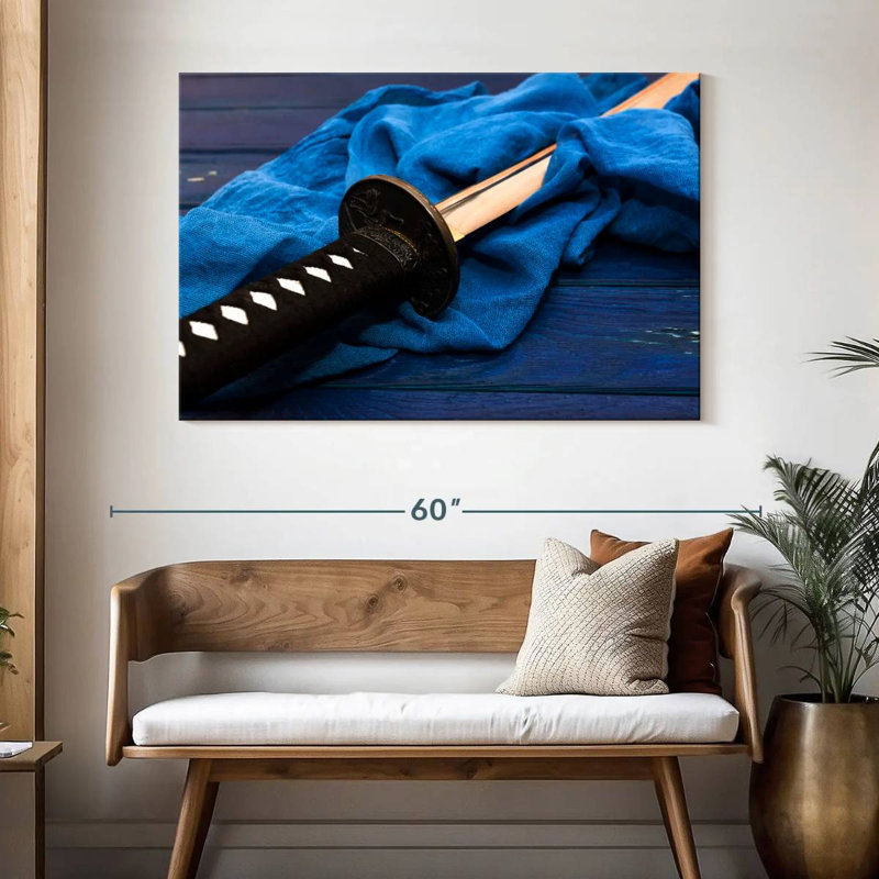 Samurai Sword, 32" H x 48" W