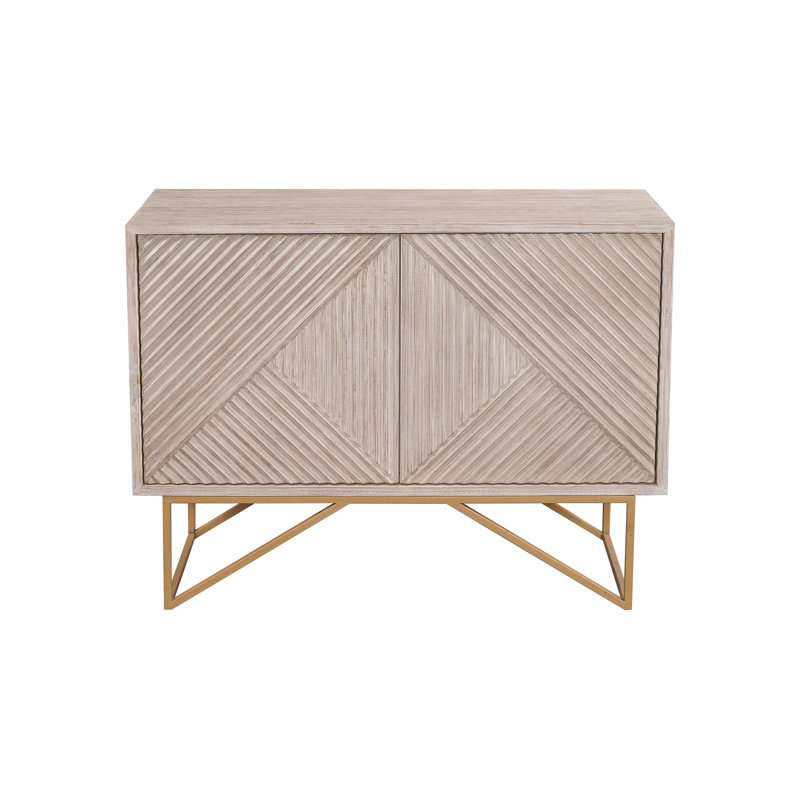 Makia Concord Solid Wood 2 Door Cabinet