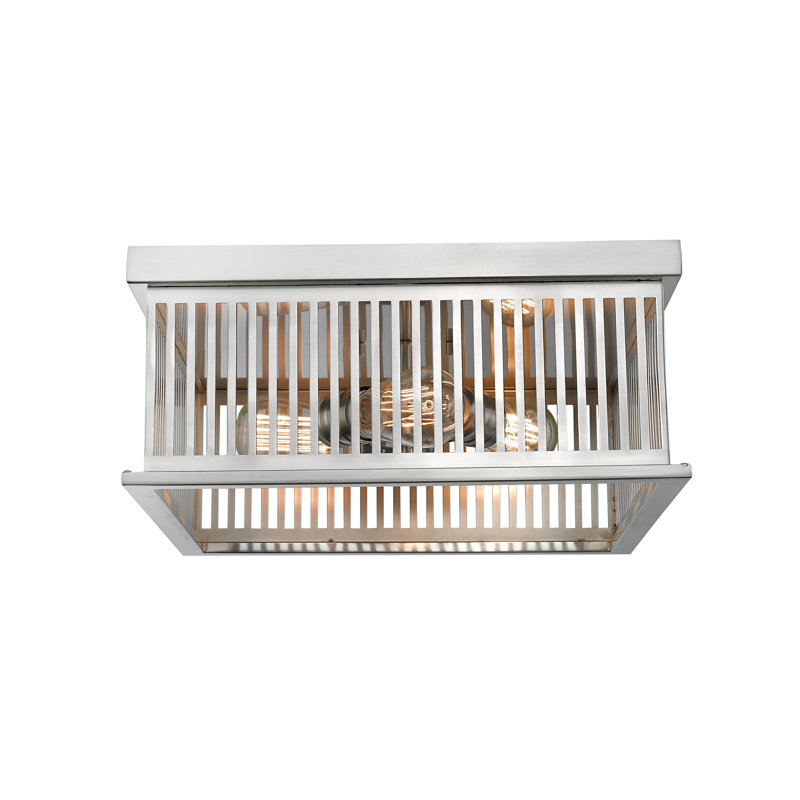 Beddingfield Flush Mount, Brushed Nickel