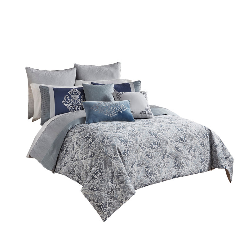  Comforter Set, Queen Comforter + 8 Additional Pieces