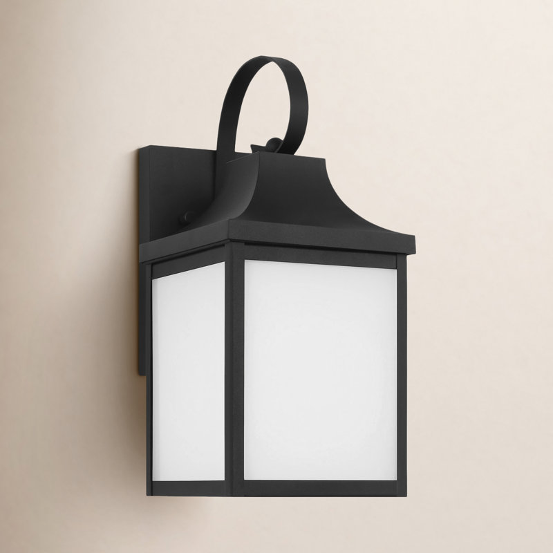 Jaz Leyton Aluminum Wall Light, Textured Black, No