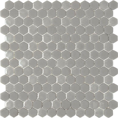 Alabaster 0.9 in. x 0.9 in. Honeycomb Matte Tile