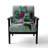 Mid-Century Accent Chair, Colorful Abstract Velvet Upholstered Armchair - Colorful Mid Century Abstract Fusion I-135416836-122510969