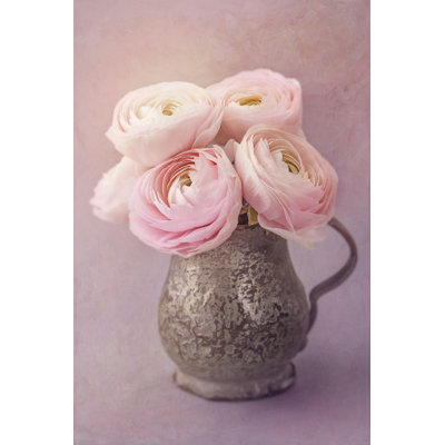 Pink Ranunculus - Photographie sur toile tendue