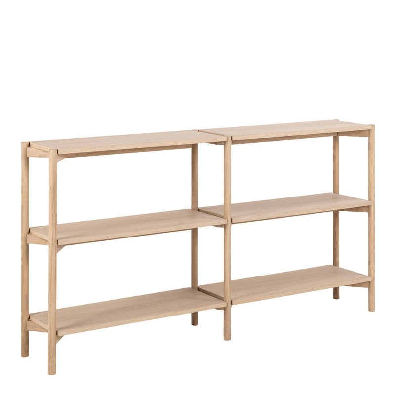 Glouster 88.4cm H x 169cm W Standard Bookcase, Sonoma Oak