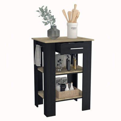 Versatile Kitchen Island with Practical Storage and Stylish Appeal