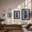 Pineapple Modern - Framed Print-1686469068-1686469071