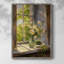Reproduction encadrée FLORAL Series DCCLxxxviii - bois massif-909260347