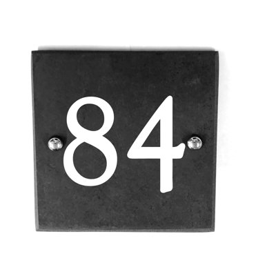 Montesino 15cm H Slate House Number