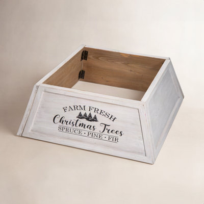 Trapezoid Wood Tree Collar
