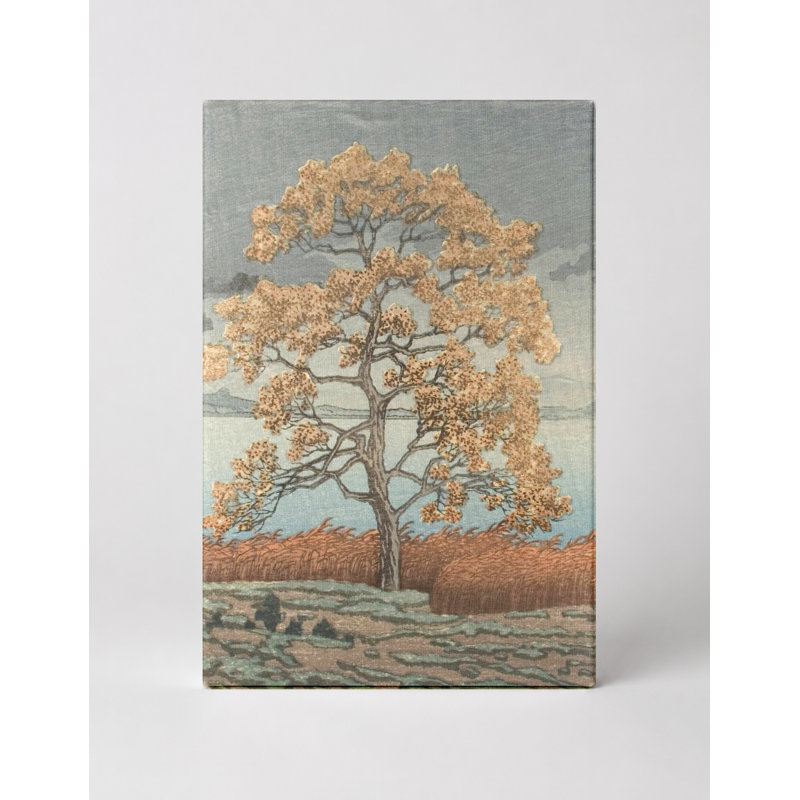 «Autumn Wind at Lake Suwa», art mural sur toile, 11" W x 14" H