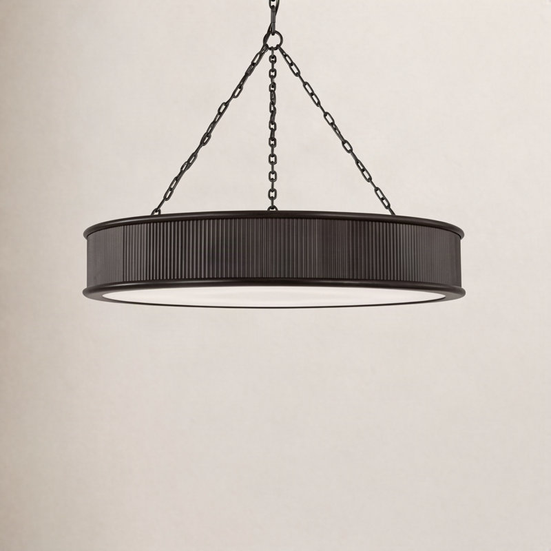 Rigsby Chandelier, Aged Iron, 4.5" H x 27" W x 27" D, 8