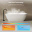Baignoire de trempage autoportante blanche à surface solide 59 "x 28" avec trop-plein et bonde escamotable MonBlari-126677985-126414426