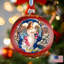Holiday Splendor 3.5'' Handmade Glass Ball Ornament