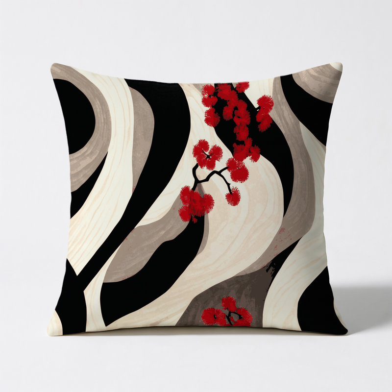Harmony In Bloom Indoor And Outdoor Pillow, Square 20"