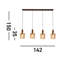 Montravious 4 - Light Cylinder Chandelier-92497834-92552042