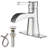 Single-Hole Single-handle Bathroom Faucet with Drain Assembly-70765948