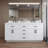 Beckett TK 72'' Double Bathroom Vanity with Quartz Top-99459468-99459469-124968317