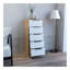 Commode verticale H 42 po, 5 tiroirs