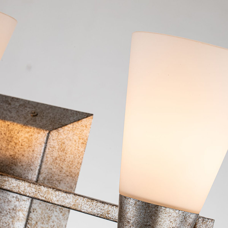 Lemuria 3 - Light Vanity Light, Silver Leaf