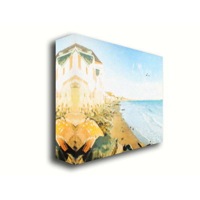 Living by the Sea par Hal Halli. Toile giclée sur toile tendue avec cadre flottant